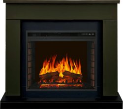 Каминокомплект Royal Flame Bergen 23 (Разборный) с очагом Vision 23 EF LED FX темная олива
