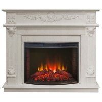 Каминокомплект RealFlame Philadelphia 25,5/26 WT с очагом Evrika 25,5 LED