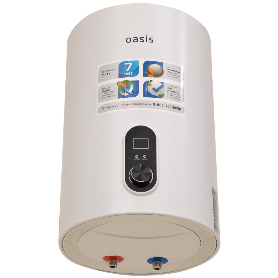 Накопительный электрический водонагреватель Oasis Steel SN-30