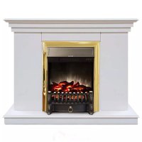 Каминокомплект Хорошие Камины Марс с очагом RealFlame Fobos Lux BR S белый