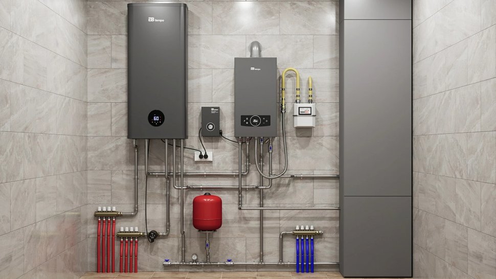 Накопительный водонагреватель E8 tempo IWH 100 серый